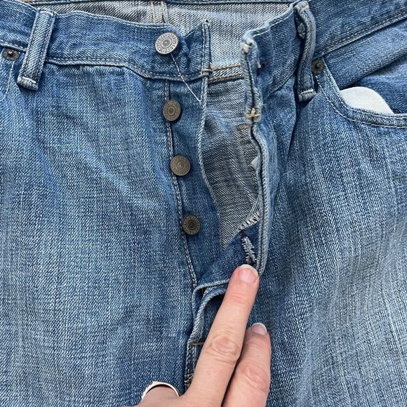 LEVI'S 501 Jeans W36/L32 Blue - Picture 2 of 6